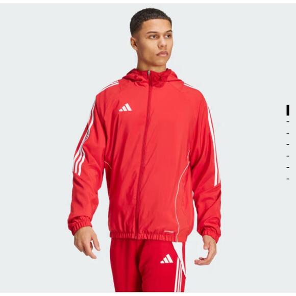 BNWT Adidas Men’s Tiro 24 Windbreaker Size Small $75 - Picture 2 of 7